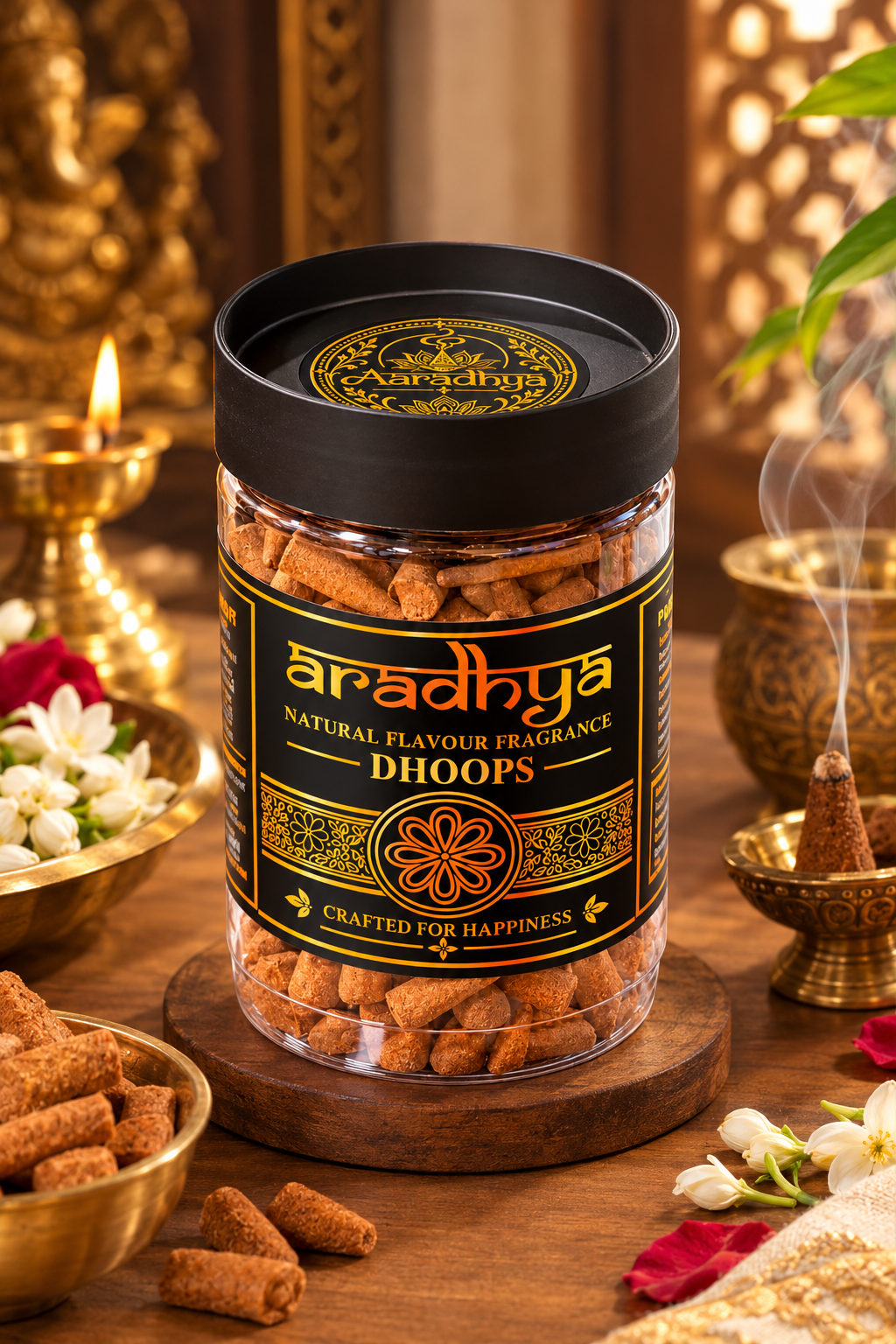 Aradhya White Lily Dhoop Cones