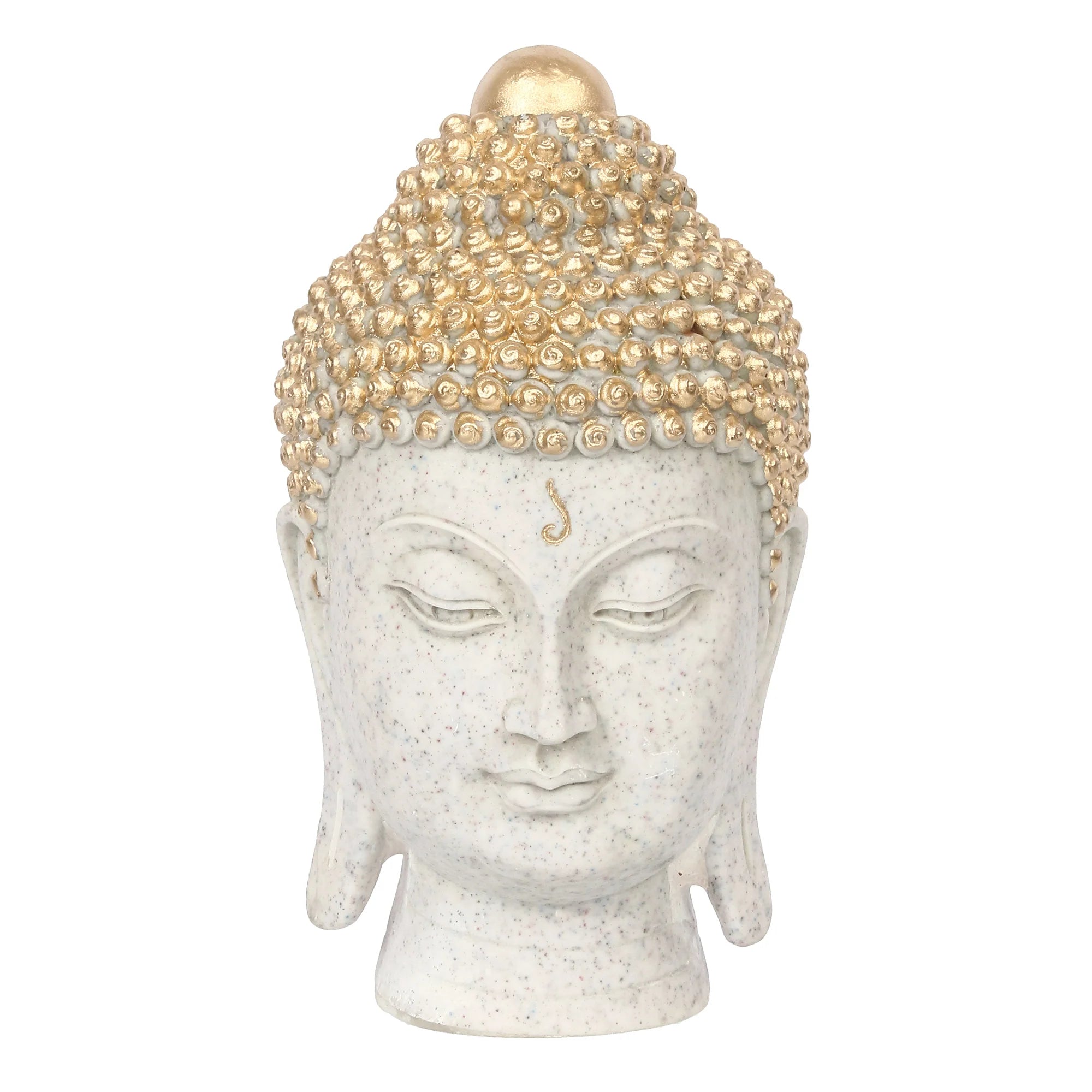 Buddha Head Polyresin Decorative Showpiece