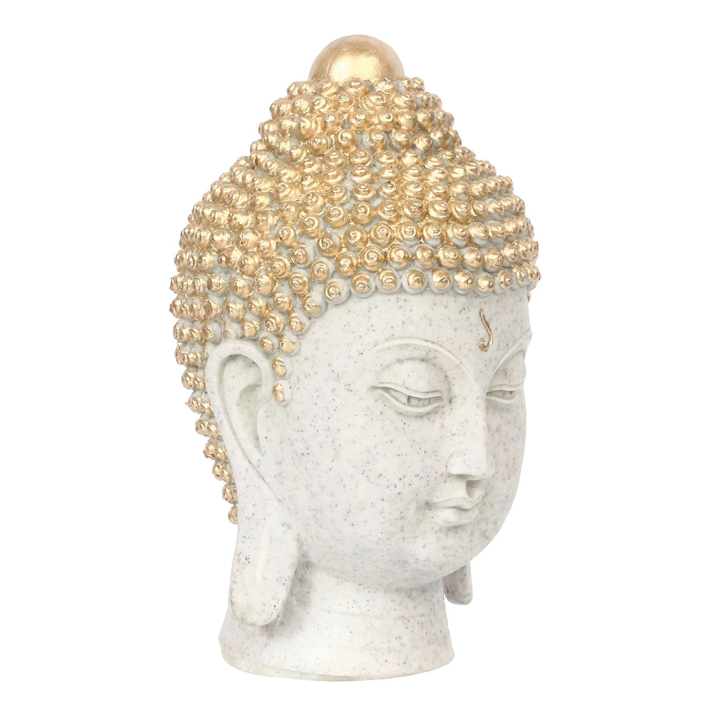 Buddha Head Polyresin Decorative Showpiece