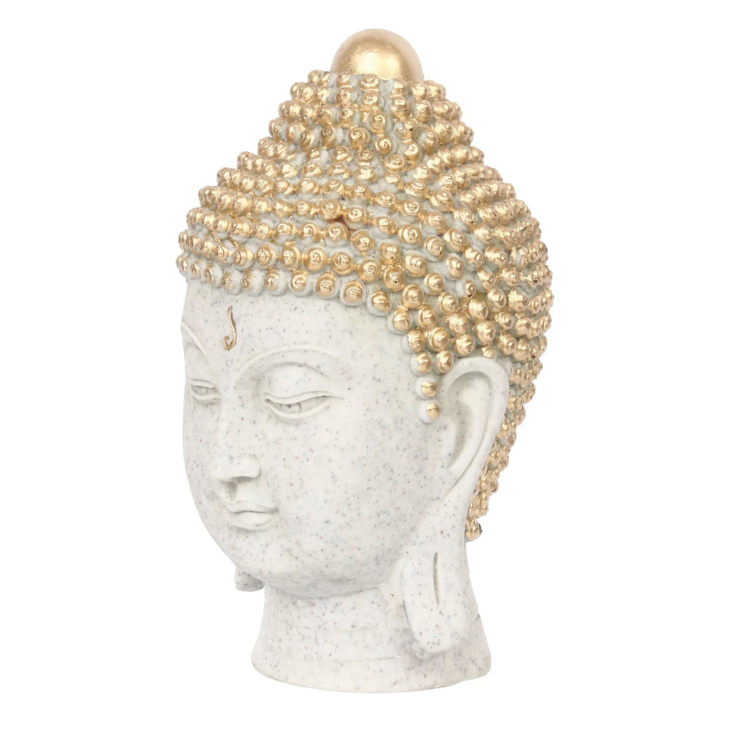 Buddha Head Polyresin Decorative Showpiece